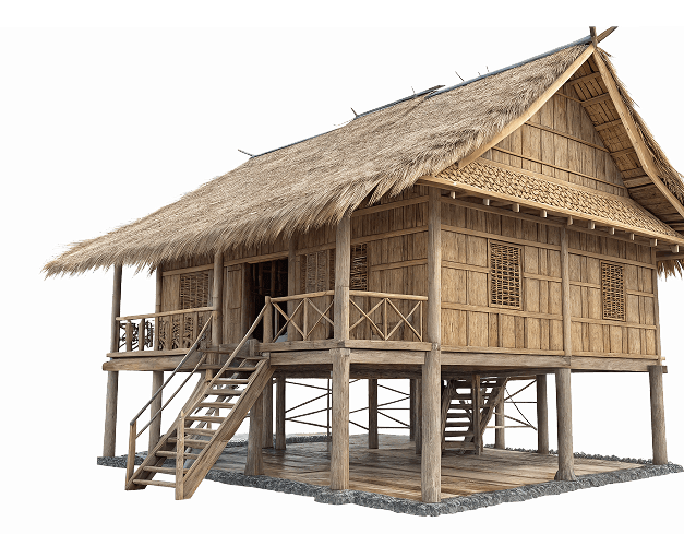 Bamboo tree house